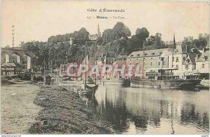 CPA Dinan Le Port Bateau