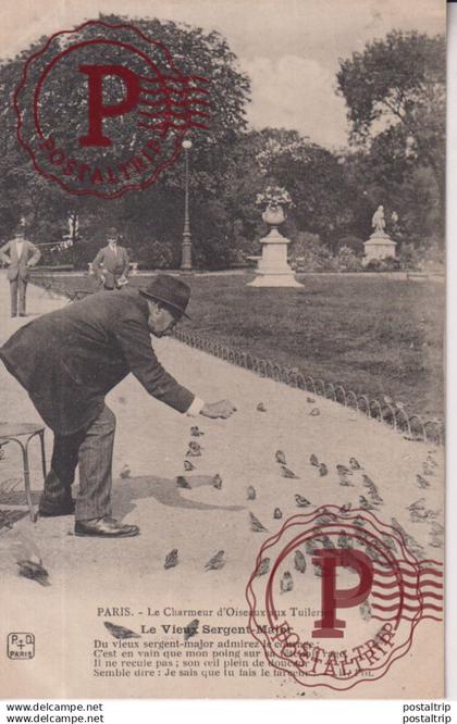 Le Charmeur d'Oiseaux aux tuileries - "LE VIEUX SERGENT MAJOR