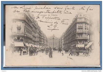 75 - PARIS - 02 Arr. --  Avenue de l'Opéra