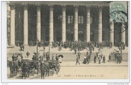 PARIS - IIème arrondissement - L'Heure de la Bourse