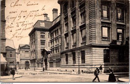 (25/03/26) 75-CPA PARIS - 3ème ARRONDISSEMENT - L'ECOLE CENTRALE