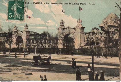 paris - 3ème arrondissement - la porte maillot et le luna park - attelage