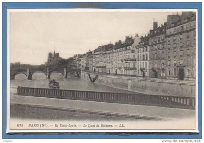 75 - PARIS - 04 Arr. -- Ile Saint Louis