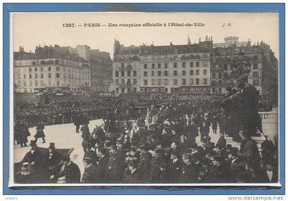 75 - PARIS - 04 Arr. -- Une reception officielle....