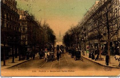 (17/09/25) 75-CPA PARIS - 5-6ème ARRONDISSEMENT - BOULEVARD SAINT-MICHEL