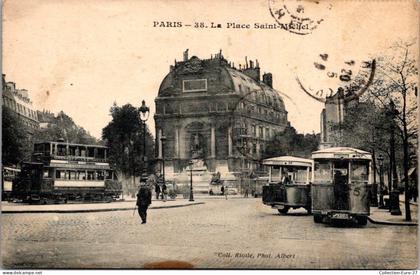 (29/09/25) 75-CPA PARIS - 5-6ème ARRONDISSEMENT - PLACE SAINT MICHEL