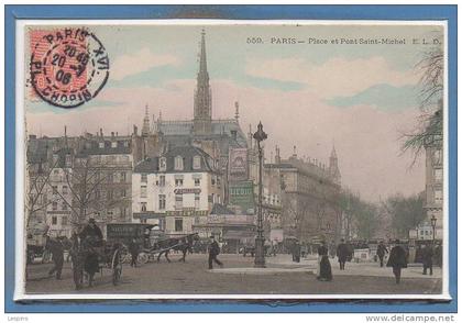 75 - PARIS - 05 Arr. --  Place et pont St Michel