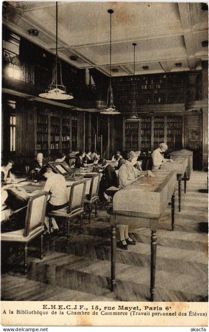 CPA PARIS 6e 15, rue Mayet Bibliotheque (1394509)