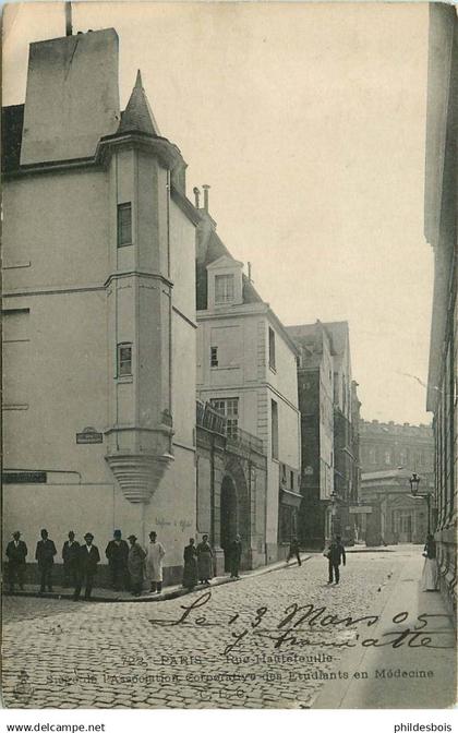 PARIS  6eme arrondissement  rue Hautefeuille