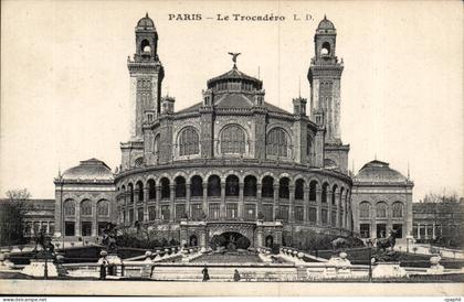 CPA Paris le Trocadero