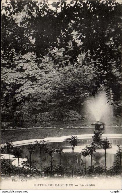 Paris - 7 - Hotel de Castries - Le jardin CPA