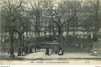 PARIS  9 arrondissement  square Montholon