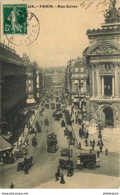 PARIS 9eme arrondissement   rue auber