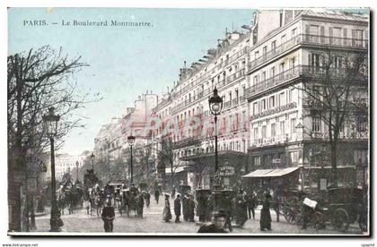 Paris CPA Le boulevard Montmartre