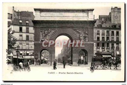 Paris - 10 - Porte Saint Martin - CPA