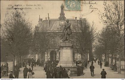 75 - PARIS - Statue de Ledru-Rollin - paris 11 -