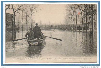 PARIS - 12 eme -- Inondations de Paris -- Boulevard Diderot vers....