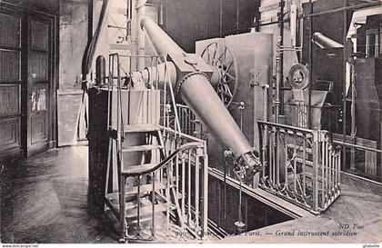 75 - PARIS -14 - observatoire de Paris - grand instrument Méridien