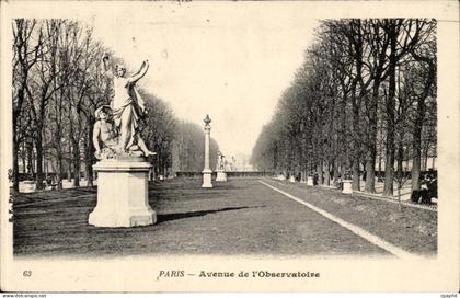 Paris 14- Avenue de l'Observatoire - CPA