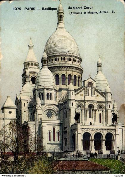 Paris - 14 - Basilique du Sacre Coeur - CPA