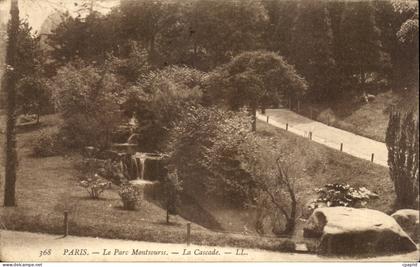 Paris - 14 - Parc Montsouris - La Cascade - CPA
