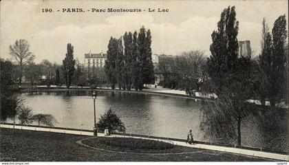 Paris - 14 - Parc Montsouris - Le Lac - CPA