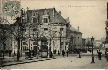 75 - PARIS - arrondissement 15 - Salle des fêtes - kiosque à journaux