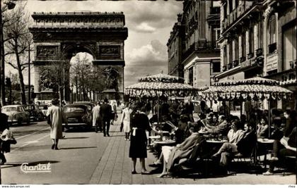75 - PARIS - arrondissement 16 - champs Elysées - années 50 - 60