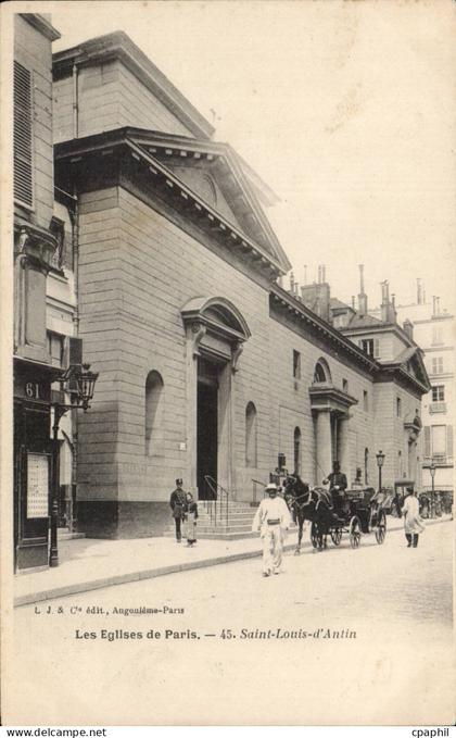 Paris - 17 - Eglise Saint Louis d'Antin - CPA -
