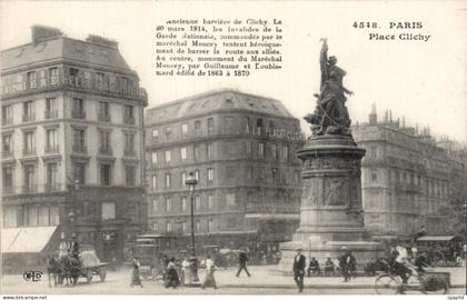 Paris - 17 - Place Clichy - CPA