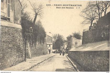 CPA Paris-Montmartre Rue des Saules