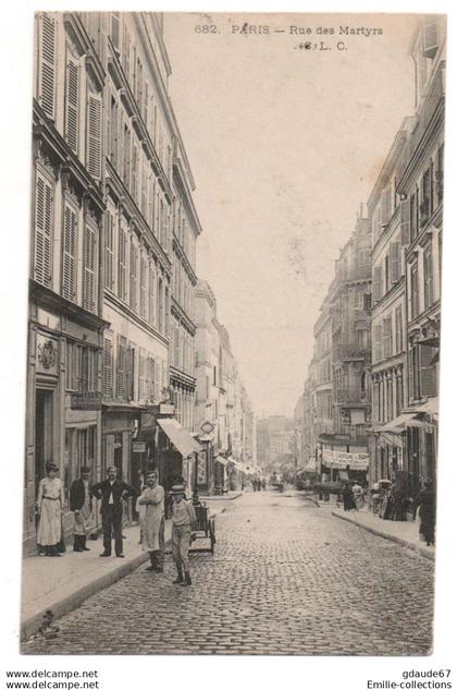 PARIS 18 - RUE DES MARTYRS