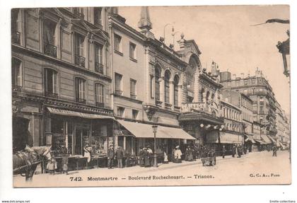PARIS 20 - MONTMARTRE - BOULEVARD ROCHECHOUART - TRIANON