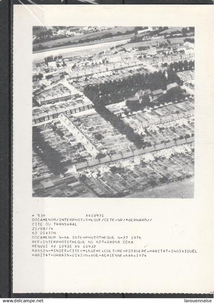 62 - DIVION - Bassin minier - Cité minière - Culture potagère - Habitat individuel