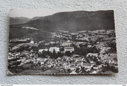 Cpsm, Divonne les bains, vue générale aérienne, Ain 01