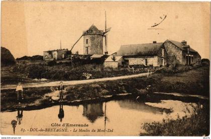 CPA Cote d'Emeraude - DOL-de-BRETAGNE - Le Moulin du Mont-Dol (226942)