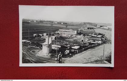 26 - DONZERE - CARTE PHOTO - " CONSTRUCTION DU CANAL DE DONZERE MONDRAGON " - VOIR LES SCANS -  -  - " TRES RARE " - - -