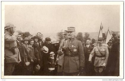 CPA Guerre 1914-18 carte photo - militaire - Maréchal Foch
