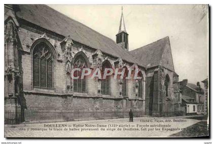 CPA Doullens Eglise Notre Dame Facade meridionale