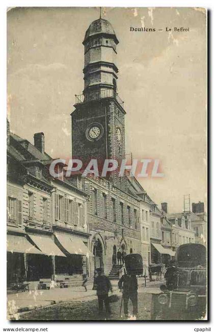 CPA Doullens Le Beffroi Automobile