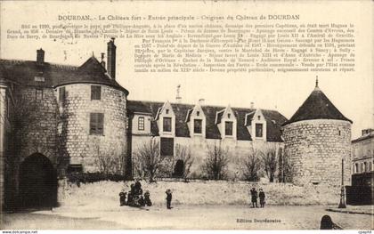 CPA Dourdan Le Chateau Fort Entree principale