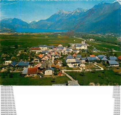 74.  DOUSSARD .  Vue aérienne .