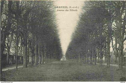 91 - Draveil - Avenue des Tilleuls - CPA - Voir Scans Recto-Verso