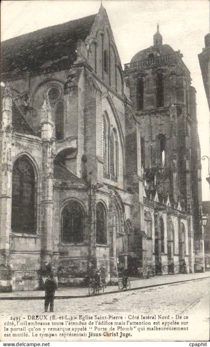 CPA Dreux L'eglise Saint Pierre