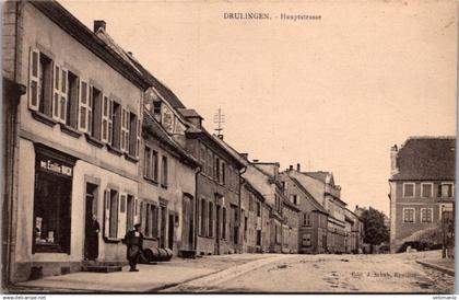 S23692 cpa 67 Drulingen - Haupstrasse