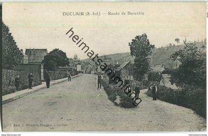 Duclair - Route de Barentin - Edition L. Pruvost libraire a Duclair