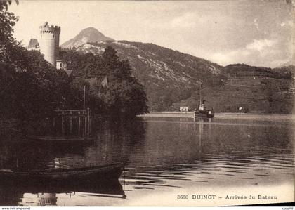CPA Duingt Arrivee du Bateau