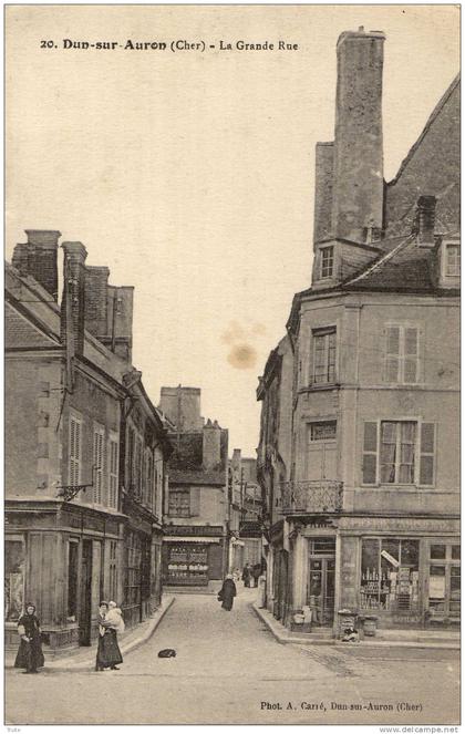 DUN-SUR-AURRON LA GRANDE RUE  COMMERCE