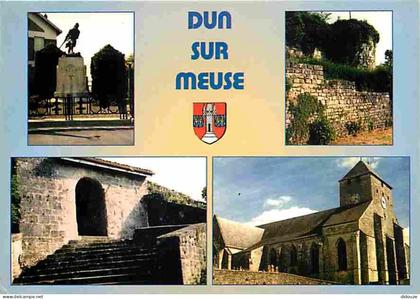 55 - Dun sur Meuse - Multivues - Blasons - Flamme Postale - CPM - Voir Scans Recto-Verso