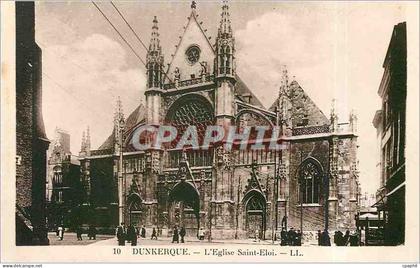CPA Dunkerque L'Eglise Saint Eloi